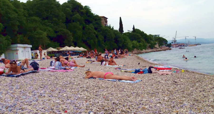 Plaža Kantrida Igralište Rijeka