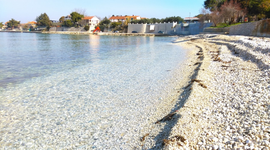 Plaža beach Punta rožica Bibinje