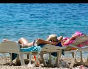 luxusní ubytování chorvatsko plaže Omiš