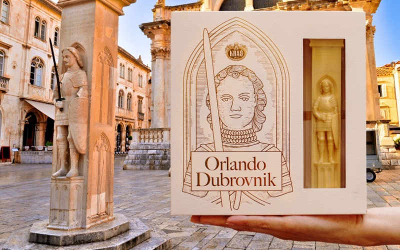 Kraš Orland Pillar Souvenir aus der Stadt Dubrovnik