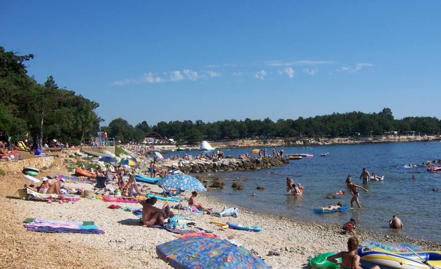 Bijela uvala kamp plaža Funtana - Poreč