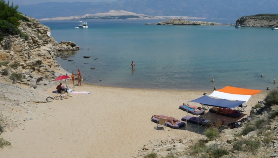 Plaža Stolac Lopar Rab FKK Nudistička slike