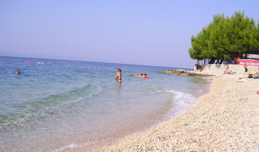 Plaža Kamp Sutikla Podgora