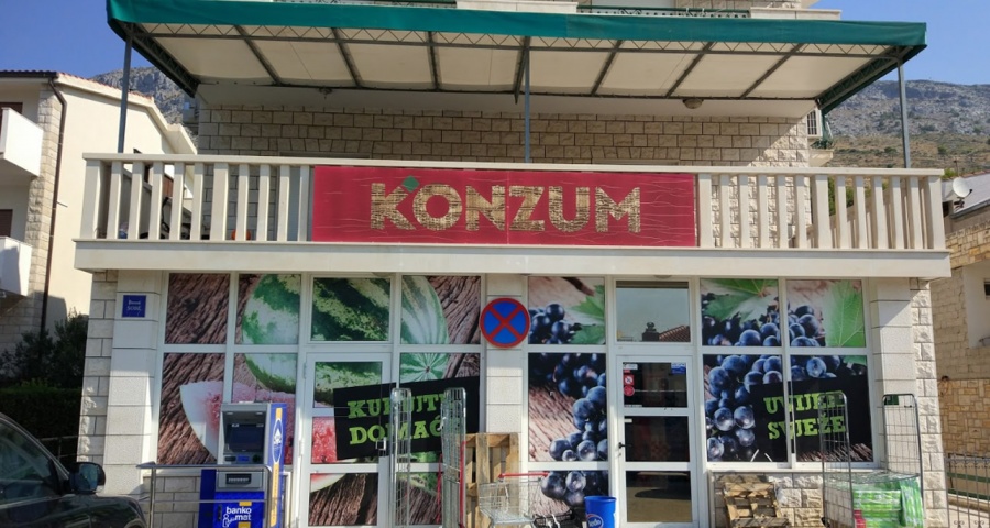 Konzum Duće Omiš Poljička cesta  radno vrijeme, adresa, kontakt i iskustva