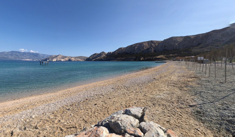 Vela plaža Baška beach