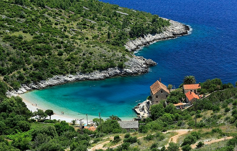 Plaža Dubov dol Dubovica Hvar