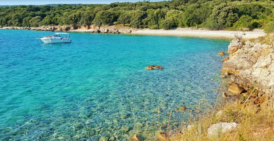 Plaža Krcalo Pag Jakišnica slike