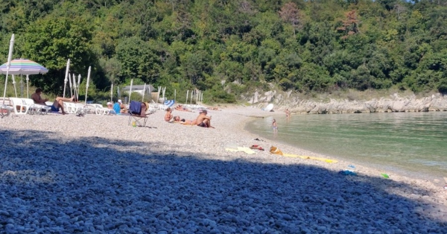 Plaža Huboka Labin Rabac