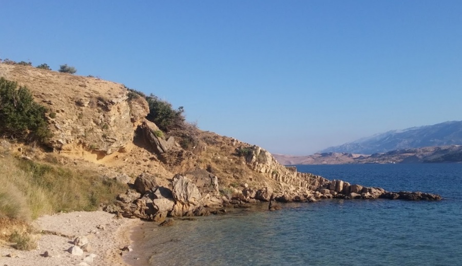 Plaže Dubrava i Delfinka Otok Pag slike