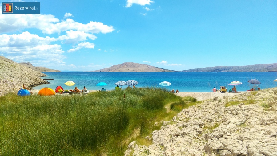 Plaža Ručica Pag Metajna