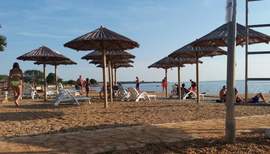 Plaža u Umagu ispred CampingIN parka