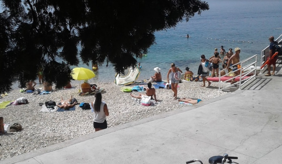 Plaža Pećine Rijeka Hrvatska