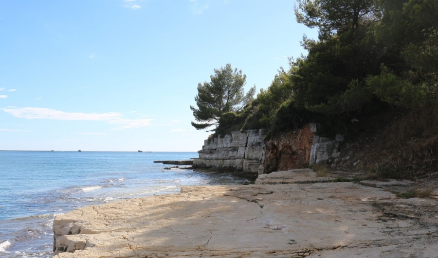 Plaža Proština i Puntižela kamp Pula