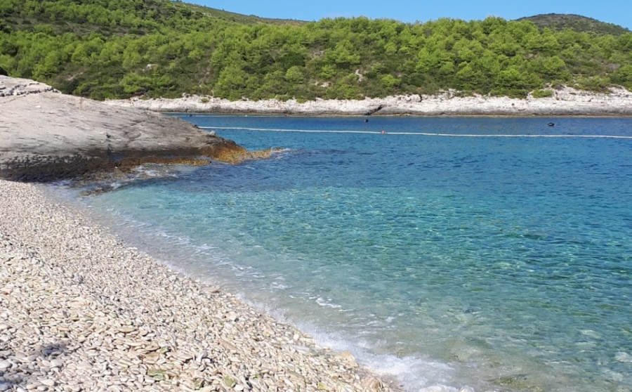 Uvala Srebrena Vis plaža