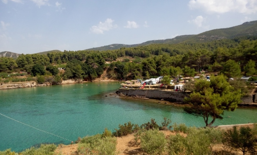 Plaža kamp Grebišće Jelsa Hvar