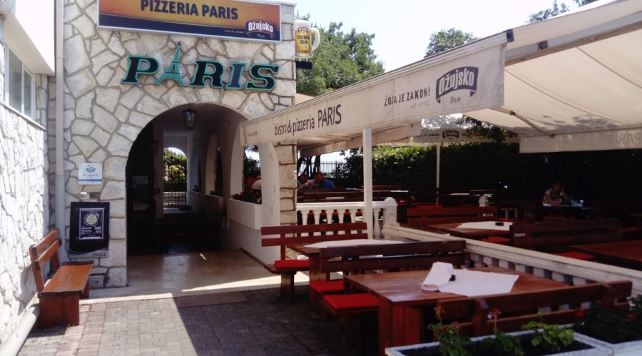 Restaurant Pizzeria PARIS Martinšćice cijene, slike hrane, meni, kontakt forum komentari jelovnik
