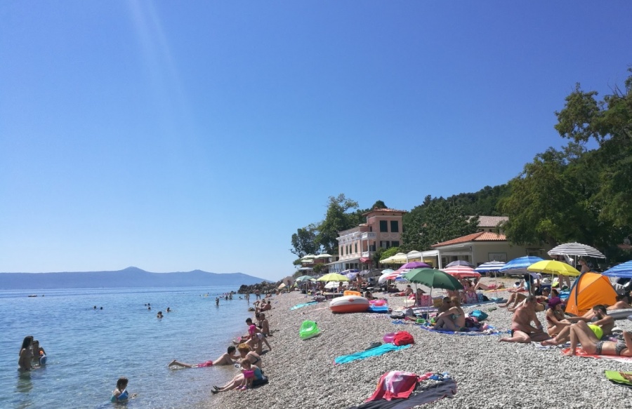 Plaža Sv. Ivan Mošćenička Draga Hrvatska