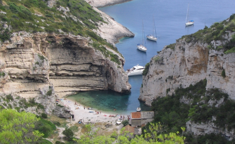 Plaža Uvala Stiniva Vis