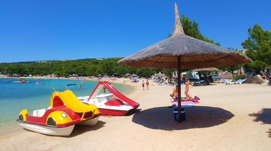 Plaže Kampa Šimuni otok Pag